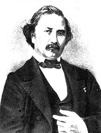 Figure 3 : Le mathématicien Joseph Bertrand (1822-1900). Bertrand était polytechnicien (X1839), secrétaire perpétuel de l’Académie des sciences à partir de 1874, membre de l’Académie française en 1884.