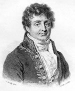 Figure 1 : Joseph Fourier en 1823 (gravure par Jules Boilly).