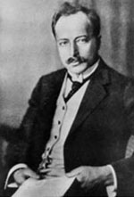 Figure 1 : Max von Laue (1879-1960, prix Nobel de physique 1914), vers 1924.