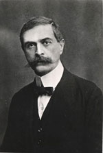 Figure 1 : Karl Landsteiner jeune, au début de ses années d’assistanat (vers 1896)