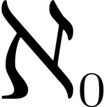 Figure 3 : La lettre aleph, première lettre de l’alphabet hébraïque.
