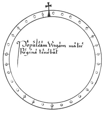 Figure 4 : Reproduction du dessin illustrant le problème 146 de Chuquet.