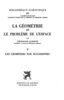 Figure 4 : Le premier fascicule de l’ouvrage de Gonseth. Les titres des six fascicules sont : 1. La doctrine préalable (1945) ; 2. Les trois aspects de la géométrie (1946) ; 3. L'édification axiomatique (1947) ; 4. La synthèse dialectique (1949) ; 5. Les géométries non euclidiennes (1952) ; 6. Le problème de l'espace (1955).