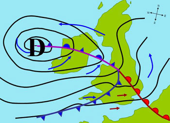 Figure 6 : Zone de dépression au large de l’Irlande (image WikiCommons, auteur pierre cb).