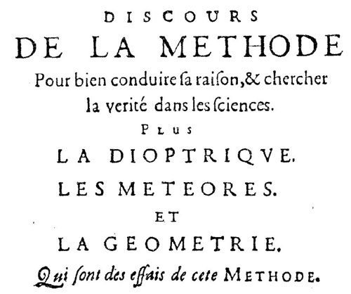 Discours de la méthode (1637)