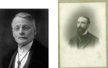 Figure 2 : (à g.) Charles de La Vallée Poussin (1866-1962) ; (à dr.) Robert de Montessus de Ballore (1870-1937).