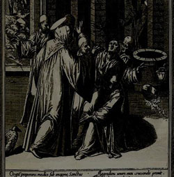 Figure 4 : «Saint Benoît délivre un moine possédé du démon ».