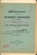 Jean Perrin, L’Organisation de la recherche scientifique en France, Paris, Hermann, 1938 (ci-dessous couverture corrigée de la main de Perrin, archives de l’Académie des sciences)